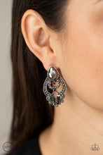 Load image into Gallery viewer, Paparazzi Earrings Glamour Gauntlet - Silver Clip ons
