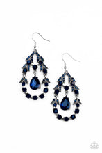 Load image into Gallery viewer, Paparazzi Earrings Garden Decorum - Blue
