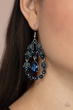 Load image into Gallery viewer, Paparazzi Earrings Garden Decorum - Blue
