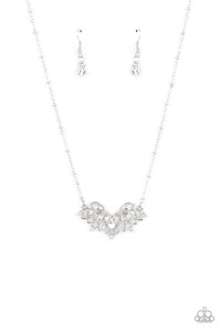 Deluxe Diadem - White necklace