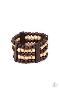 Paparazzi Bracelets Caribbean Catwalk - Brown