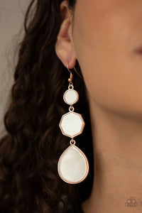 Paparazzi Earrings Progressively Posh - Rose Gold