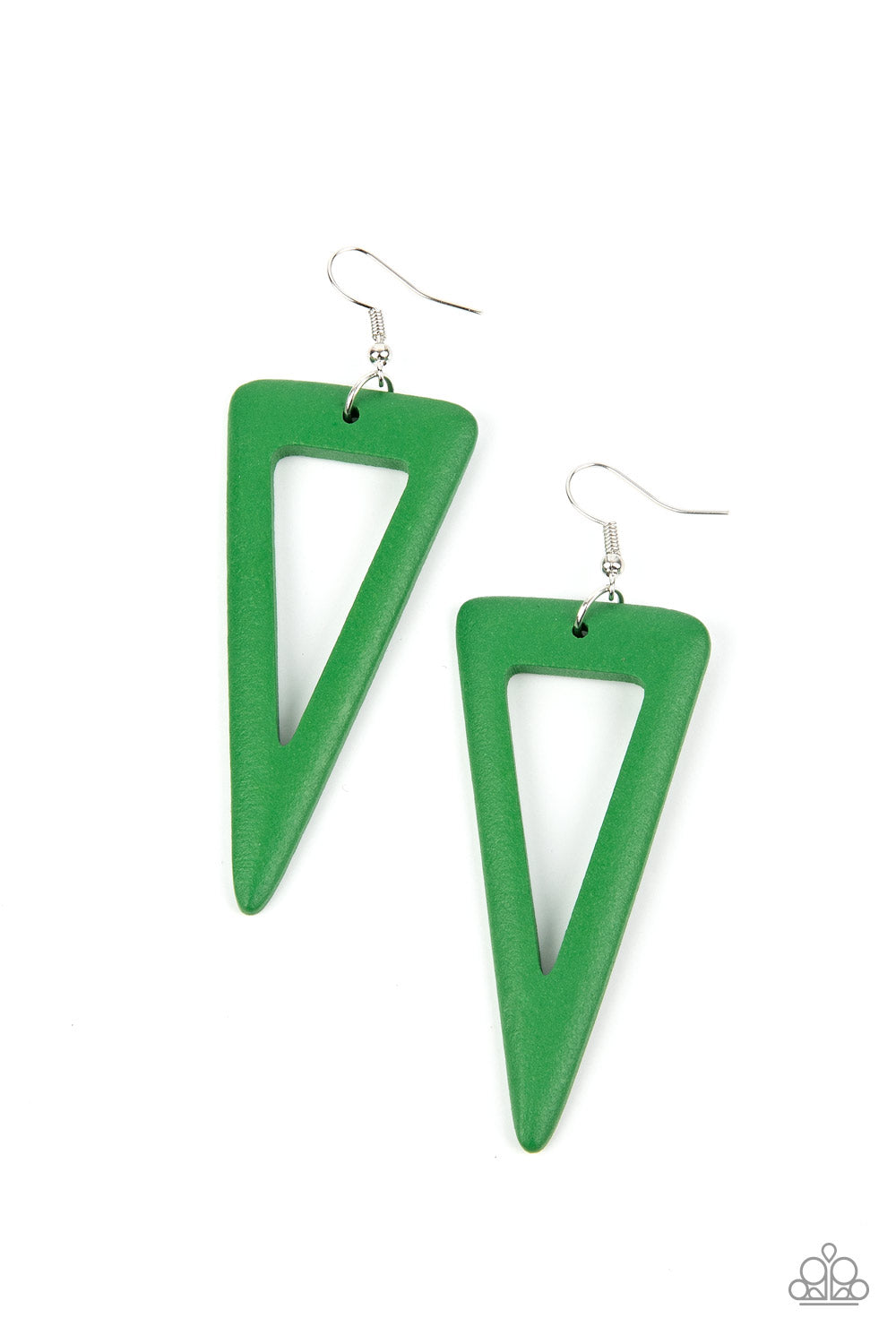 Paparazzi Earrings Bermuda Backpacker - Green