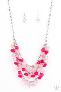 Paparazzi Necklaces Fairytale Timelessness - Pink