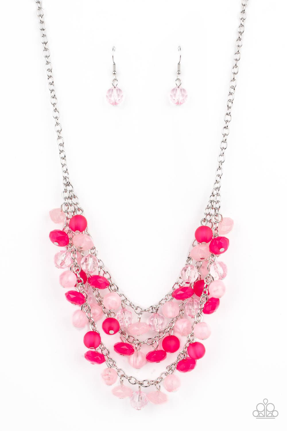 Paparazzi Necklaces Fairytale Timelessness - Pink