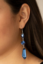 Load image into Gallery viewer, Paparazzi Earrings Sophisticated Smolder - Blue
