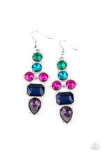 Load image into Gallery viewer, Paparazzi Earrings Look At Me GLOW! - Blue
