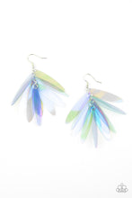 Load image into Gallery viewer, Paparazzi Earrings Holographic Glamour - Blue
