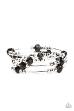 Load image into Gallery viewer, Paparazzi Bracelets Showy Shimmer - Black
