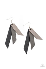 Load image into Gallery viewer, Paparazzi Earrings Suede Shade - Silver
