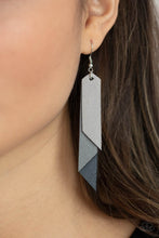 Load image into Gallery viewer, Paparazzi Earrings Suede Shade - Silver
