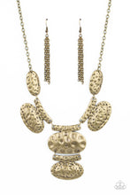 Load image into Gallery viewer, Paparazzi Necklaces Gallery Relic - Brass
