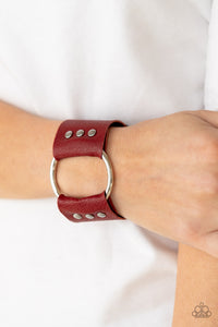 Paparazzi Bracelets Moto Mayhem - Red