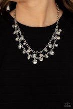 Load image into Gallery viewer, Paparazzi Necklaces Ethereally Ensconced - White
