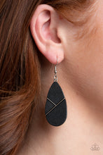 Load image into Gallery viewer, Paparazzi Earrings Sequoia Forest - Black
