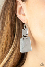 Load image into Gallery viewer, Paparazzi Earrings Tagging Along - Silver
