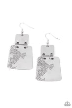 Load image into Gallery viewer, Paparazzi Earrings Tagging Along - Silver
