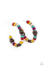 Load image into Gallery viewer, Paparazzi Earrings Definitely Down-To-Earth - Multi
