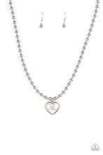 Load image into Gallery viewer, Paparazzi Necklaces Heart Full of Fancy - White
