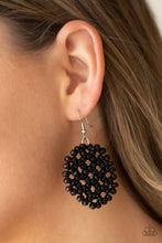 Load image into Gallery viewer, Paparazzi Earrings Summer Escapade - Black
