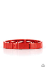 Load image into Gallery viewer, Paparazzi Bracelets Material Movement - Red
