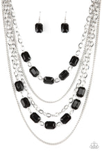 Load image into Gallery viewer, Standout Strands - Black necklace
