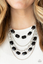 Load image into Gallery viewer, Standout Strands - Black necklace
