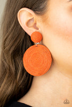 Load image into Gallery viewer, Circulate The Room - Orange earrings
