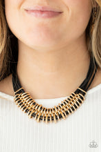 Load image into Gallery viewer, Paparazzi Necklaces Lock, Stock, and SPARKLE - Gold
