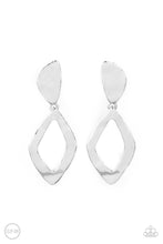 Load image into Gallery viewer, Paparazzi earrings Industrial Gallery - Silver
