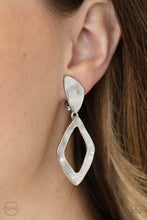 Load image into Gallery viewer, Paparazzi earrings Industrial Gallery - Silver
