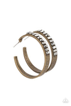 Load image into Gallery viewer, More To Love - Brass hoop earrings
