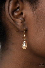 Load image into Gallery viewer, Paparazzi Necklaces Teasable Teardrops - Gold
