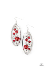 Load image into Gallery viewer, Paparazzi Earrings Rock Candy Bubbly - Red

