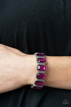 Load image into Gallery viewer, Paparazzi Bracelets Studded Smolder - Pink
