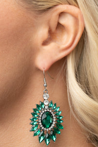 Paparazzi Earrings Big Time Twinkle - Green