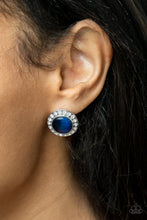 Load image into Gallery viewer, Glowing Dazzle - Blue earrings
