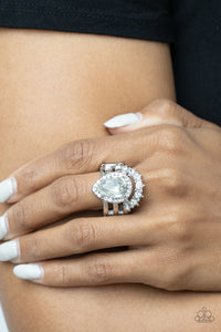 Elegantly Cosmopolitan - White ring