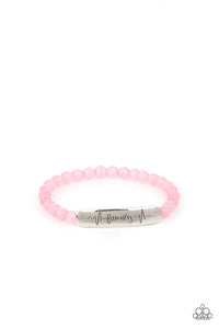 Family is Forever - Pink bracelet