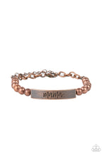 Load image into Gallery viewer, Mom Squad - Copper bracelet
