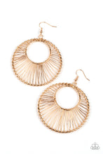 Load image into Gallery viewer, Paparazzi Earrings Artisan Applique - Gold
