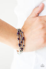 Load image into Gallery viewer, Cosmic Candescence - Purple bracelet
