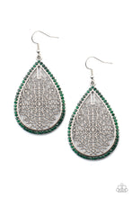 Load image into Gallery viewer, Fleur de Fantasy - Green Earring
