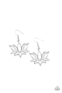 Lotus Ponds - Silver earring