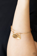 Load image into Gallery viewer, Come What May and Love It - Gold bracelet
