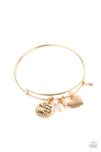 Load image into Gallery viewer, Come What May and Love It - Gold bracelet
