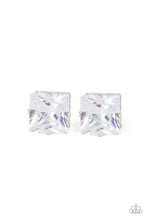 Load image into Gallery viewer, Paparazzi Earrings Times Square Timeless - White
