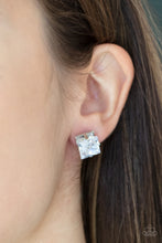Load image into Gallery viewer, Paparazzi Earrings Times Square Timeless - White
