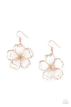 Load image into Gallery viewer, Petal Power - Rose Gold earrings
