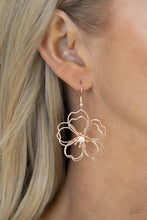 Load image into Gallery viewer, Petal Power - Rose Gold earrings
